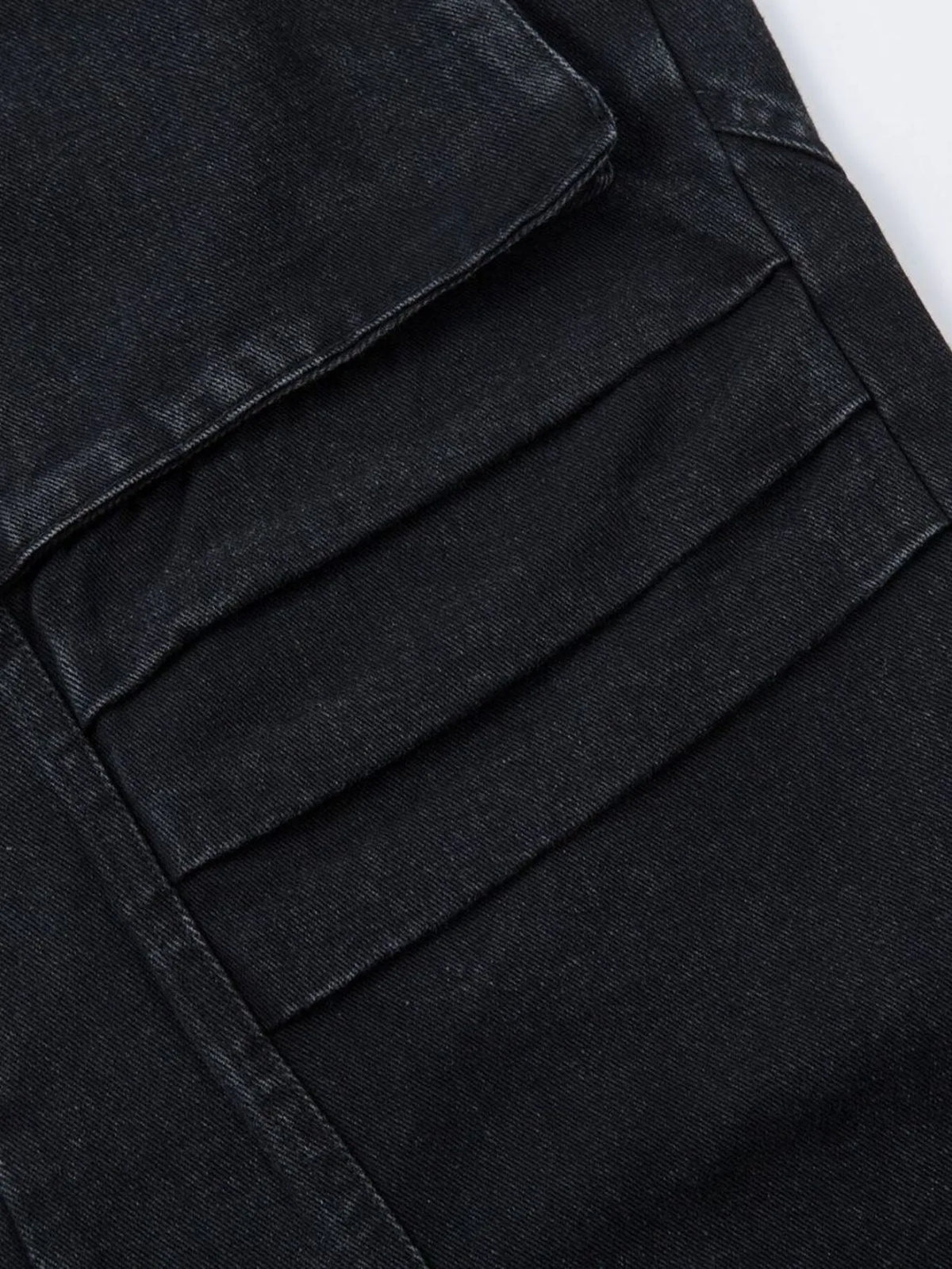 Men's wide leg denim jeans by Plush Fashion Hub, showing relaxed fit and classic blue denim fabric.