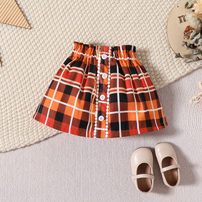 Children's Letter Printed Plaid Sweater Two-piece SetDress your child in style this Thanksgiving with our Children's Clothing Thanksgiving Letter Plaid Printed Sweater Dress Two-piece Set! Made with soft cotton, this sChildrens setPlush Fashions ShopPlush Fashion Shop