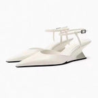 Elegant back-strap wedge sandals by eprolo featuring a stylish design with a comfortable wedge heel and open toe.