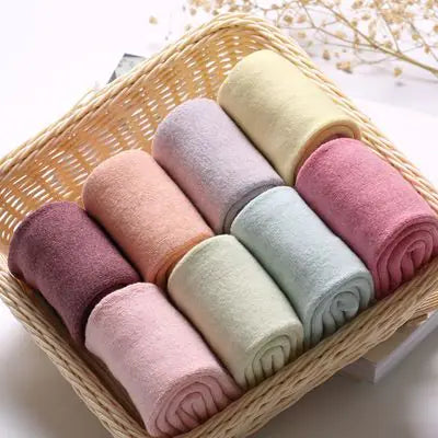 Thick cotton women's thermal socks for autumn and winter, cozy and warm, ideal for cold weather from Trendy Attic Store01.