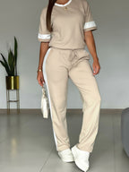 LadyShow.Store women's casual sportswear suit featuring a stylish, comfortable design suitable for active and relaxed wear.