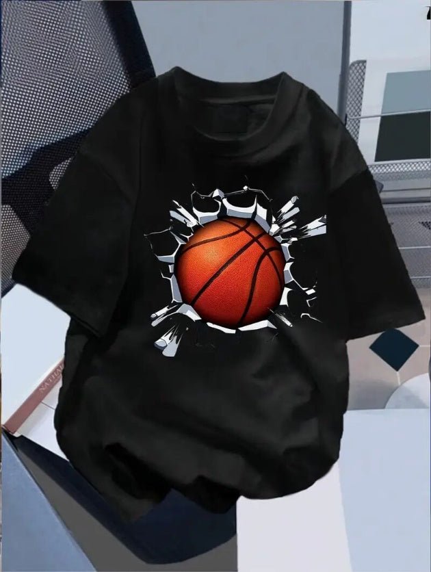 FitiqueFit 3D Football Streetwear T-Shirt featuring bold football graphics on a casual streetwear style shirt.