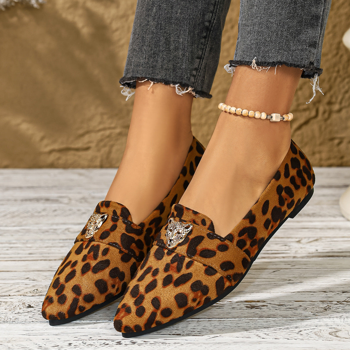 Point toe slip-on footwear from Trendsi, stylish black shoes with sleek design and comfortable fit, ideal for casual or professional wear.