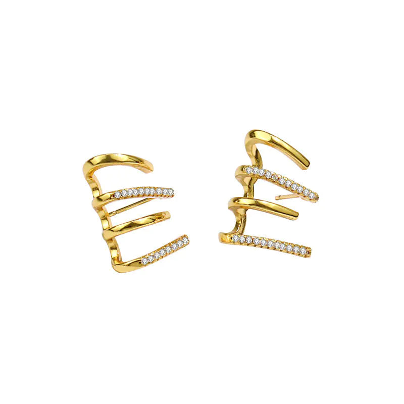 Trendy Attic Store01 women's earrings featuring stylish ear studs with a fresh, modern design on a white background.