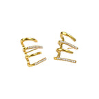 Trendy Attic Store01 women's earrings featuring stylish ear studs with a fresh, modern design on a white background.