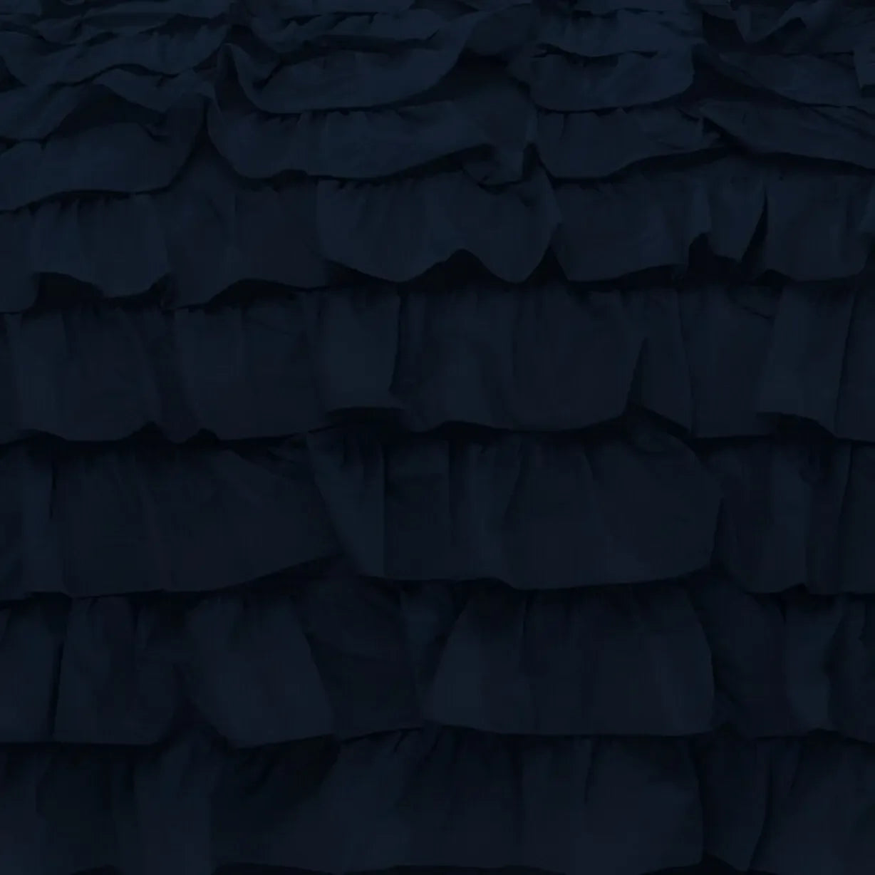 400TC Sateen Solid Cotton Waterfall Ruffle Duvet Cover Set - Plush Fashion Hub