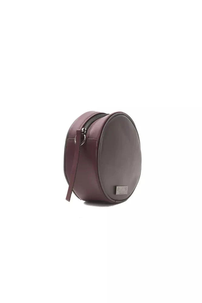 Pompei Donatella Burgundy Leather Crossbody Bag MaraFormigone