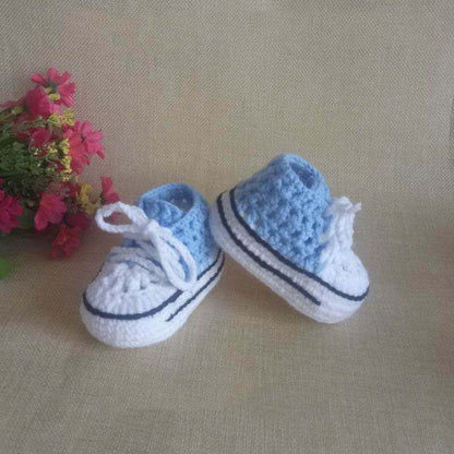 Hand-knitted Baby Bootees - Plush Fashion Shop #