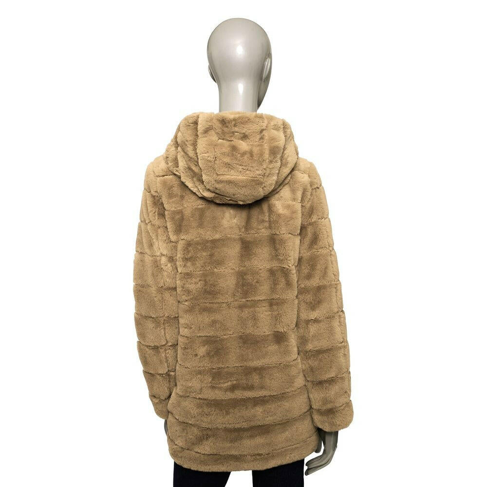 Baldinini Trend Beige Polyester Women Coat MaraFormigone