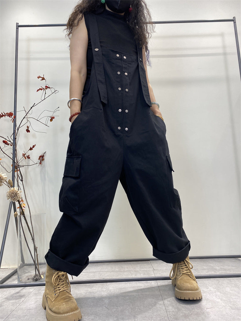 Plus-size Casual Pants Elegant Slimming Solid Color Minimalist Design LadyShow.Store