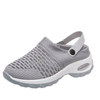 Breathable LadyShow.Store women's spring and summer daily one pedal half drag light air cushion sandals showing open toe design
