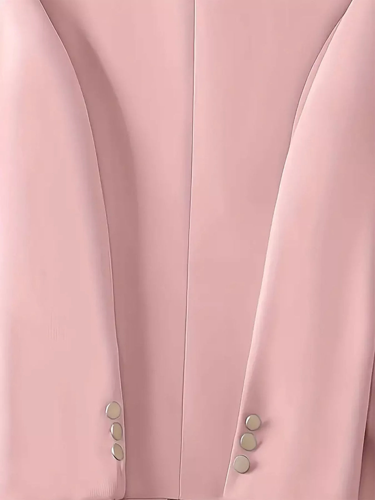Slim-fit single-button blazer by Trendsi, shown in a tailored design with lapel collar and sleek fabric in the product image.