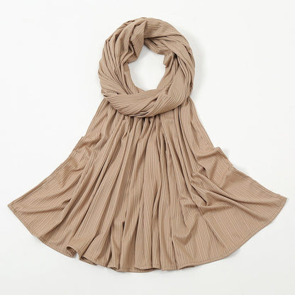 Women's Knitted Cotton Striped Solid Color ScarfElevate your style with our Women's Knitted Thread Cotton Scarf! Made from premium cotton, it comes in various solid colors, adding sophistication to any outfit. LigScarfPlush Fashions ShopPlush Fashion Shop