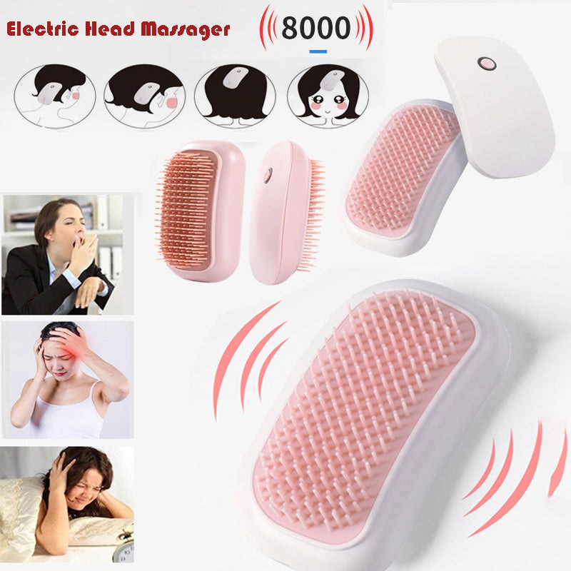 Electric Scalp Massager Scalp Massage Machine Head Massager Scraper HeIndulge in pure relaxation with the Electric Scalp Massager from Plush Fashions Shop Vintage Summer Spice! This innovative device mimics the sensation of human fingeHead MessagerPlush Fashions ShopPlush Fashion Shop