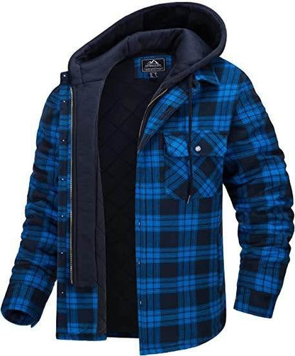 Men's Thick Padded Long Sleeves Loose PlaidStay stylish and cozy in our Men's Thick Padded Long Sleeves Loose Plaid cardigan! The loose fit and single-breasted placket provide ultimate comfort. Made with 100%Men's jacketPlush Fashions ShopPlush Fashion Shop