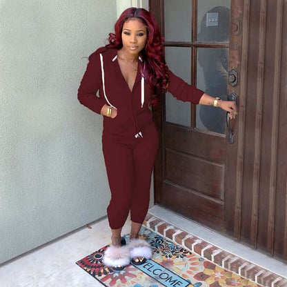 Women's fashion casual sweat suitUpgrade your casual attire with our Women's Fashion Casual Sweat Suit. Made with comfort and style in mind, this sweat suit is perfect for any occasion. Its trendy dLadies sweat suitPlush Fashions ShopPlush Fashion Shop