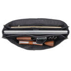 Pi-Mart men's retro casual leather briefcase with sturdy handles and classic design, suitable for business and professional use.