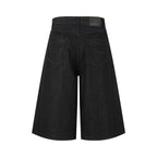 Western-Inspired Loose Wide-Leg Cropped Pants