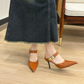 Patent Leather Pointed-Toe Stiletto Pumps
