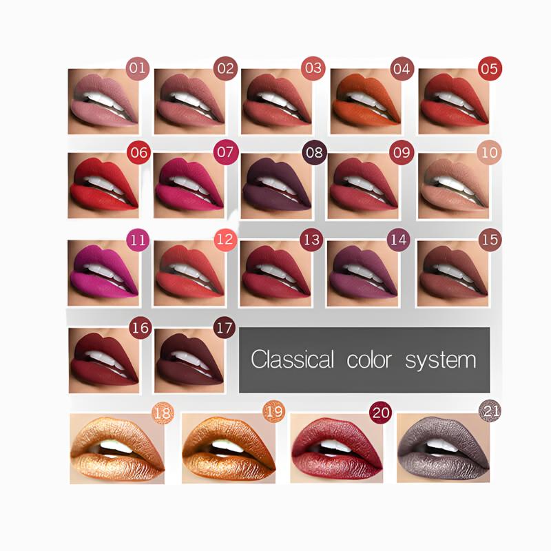 Makeup matte lip gloss lipstickAchieve the perfect pout with our Makeup matte lip gloss lipstick! Choose from 21 vibrant shades to suit any occasion. This long-lasting, waterproof formula providesLip StickPlush Fashion ShopPlush Fashion ShopMakeup matte lip gloss lipstick