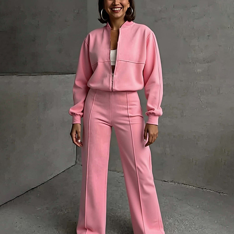 Plush Fashion Hub relaxed tie-waist lounge pants in soft fabric, shown in a cozy fit with a comfortable waistband and relaxed style.