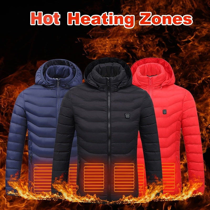 New Heated Coat USB Electric Thermal Winter Clothing - Plush Fashion Shop #