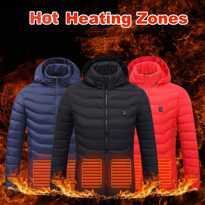 New Heated Coat USB Electric Thermal Winter Clothing - Plush Fashion Shop #