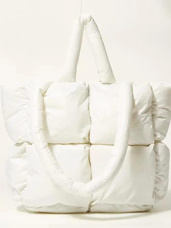 6 Color Down-filled Minimalist Space Bag Plush Fashion Hub