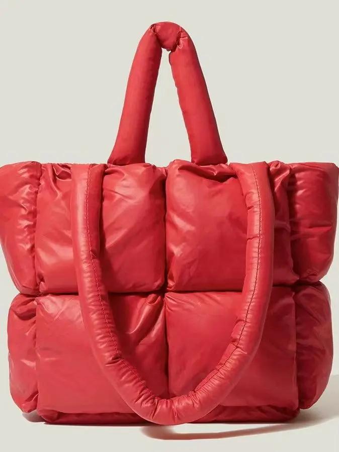 6 Color Down-filled Minimalist Space Bag Plush Fashion Hub