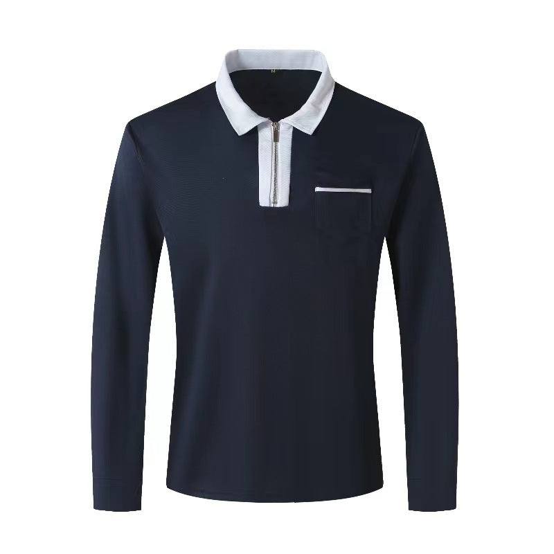 Men's Zip Up Casual Cotton Sports Shirts with Collar - 2024 Long SleevExperience style and comfort with our 2024 Autumn Mens Long Sleeve Zipper Polo Shirts! Unique design with zippered decorations, made from good quality cotton blend fShirtPlush Fashions ShopPlush Fashion Shop