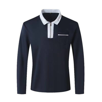 Men's Zip Up Casual Cotton Sports Shirts with Collar - 2024 Long SleevExperience style and comfort with our 2024 Autumn Mens Long Sleeve Zipper Polo Shirts! Unique design with zippered decorations, made from good quality cotton blend fShirtPlush Fashions ShopPlush Fashion Shop