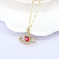 Ladies Fashion Personality Zircon Love Necklace WomenIndulge in the perfect combination of European and American style with our Ladies Fashion Personality Zircon Love Necklace. Featuring vibrant red, green, purple, andChainPlush Fashions ShopPlush Fashion ShopLadies Fashion Personality Zircon Love Necklace Women