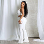 Sleek Halter Neck Cut-Out Waist Jumpsuit