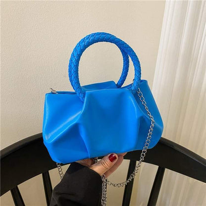 Portable Cloud Underarm Pleated Tote Chain Crossbody BagThis stylish and versatile Portable Cloud bag features a chic pleated design and a convenient chain crossbody strap. Made with durable PU material and available in aHandbagPlush Fashions ShopPlush Fashion Shop