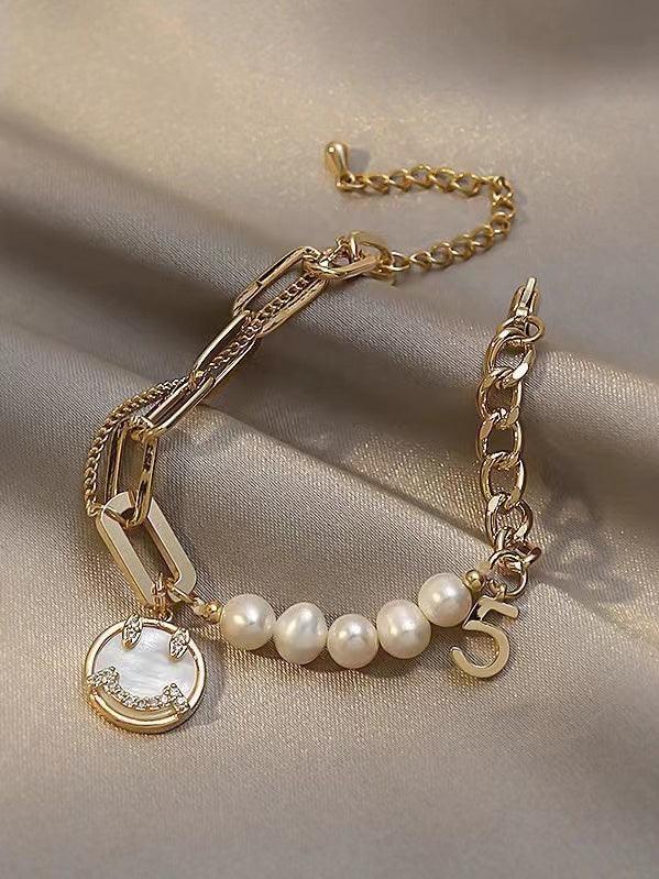 Simple Shell Pearl Bracelet Plush Fashion Hub