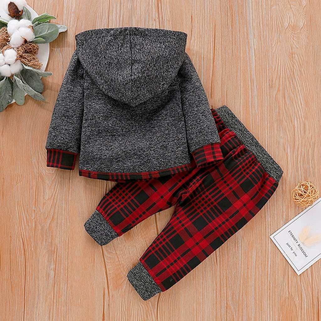 Baby Long Sleeve Plaid Sweater SetGet your baby ready for any occasion with our Baby Long Sleeve Plaid Sweater Set! Made from high-quality cotton blend material, your baby will be both stylish and coBaby clothsPlush Fashions ShopPlush Fashion Shop