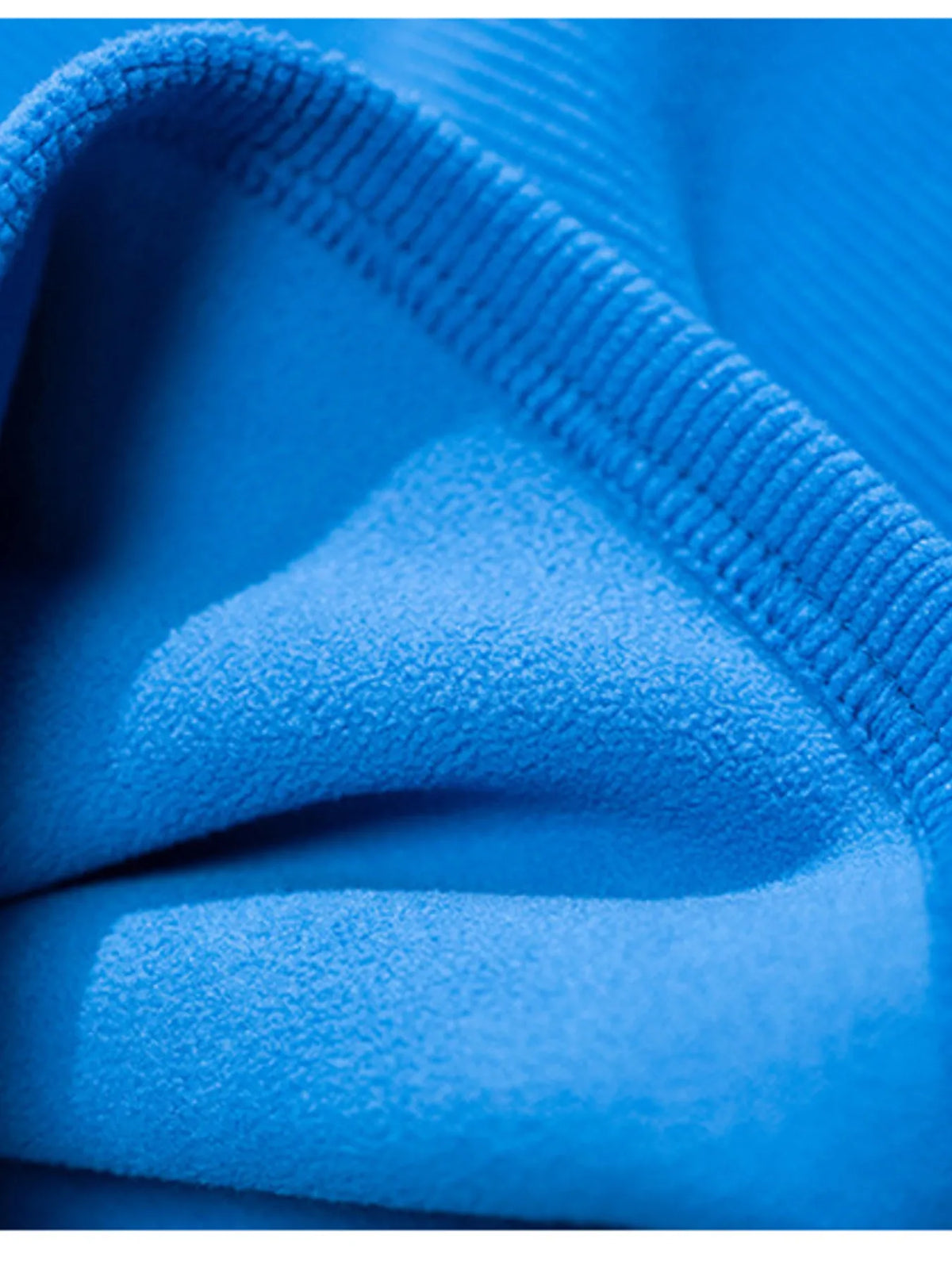 Men's plus size fleece sweatshirt with half-zip front and chest pocket, trendy men's sweatshirt by Trendsi.