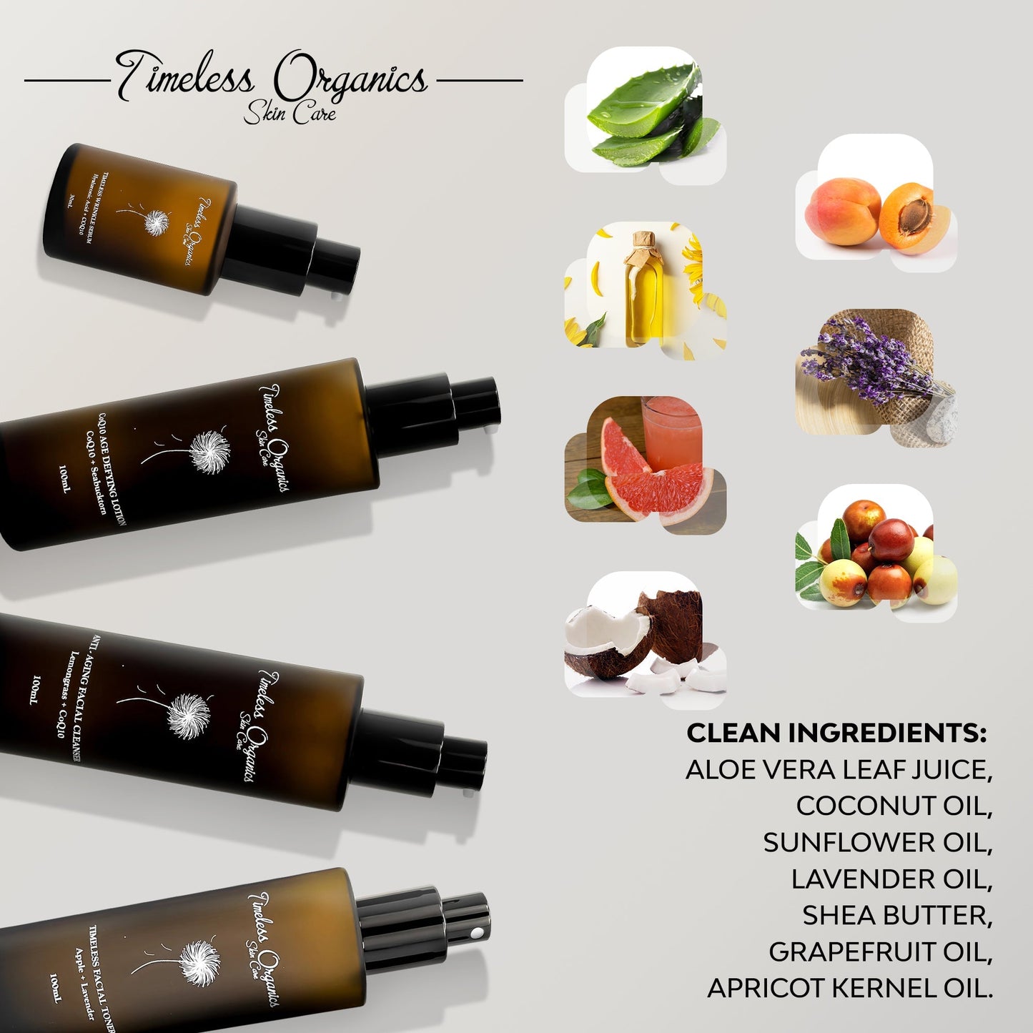 Anti-Aging Kit Timeless Organics Skin Care