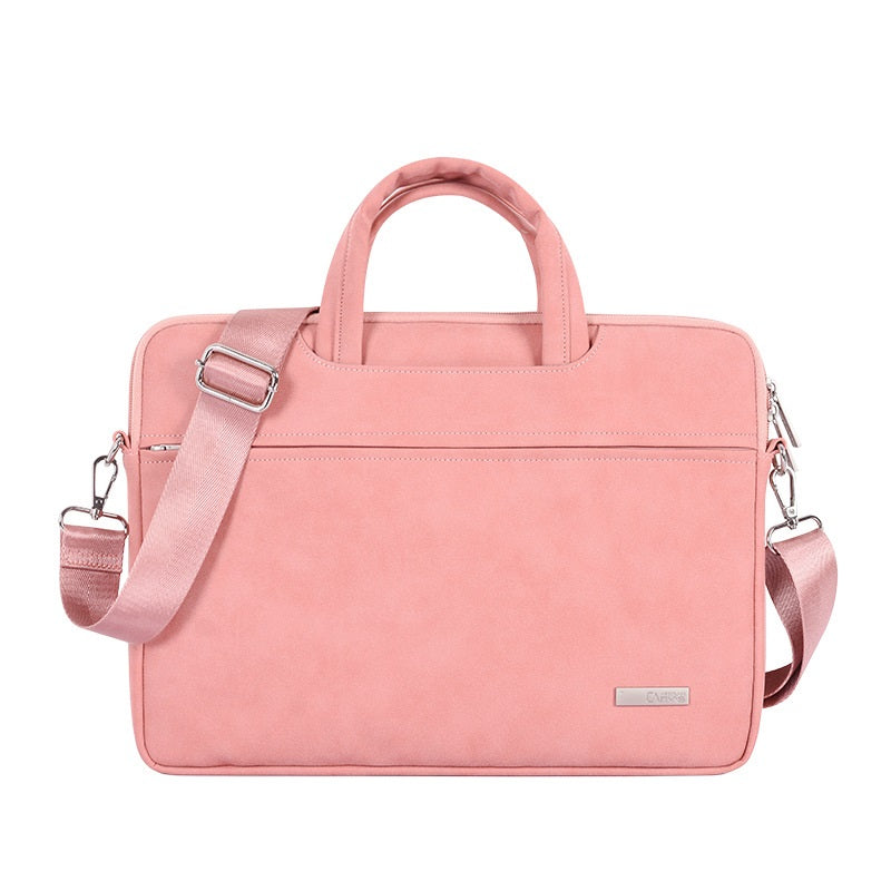 Pi-Mart briefcase laptop bag with sleeve, protective case for carrying laptops securely and stylishly.