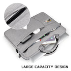 Pi-Mart laptop bag for 13-15.6 inch laptops with shoulder strap, carrying case, briefcase style, suitable for business, leisure, or school use.