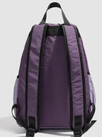 Lightweight nylon drawstring backpack by Trendsi, minimalist travel bag for women with adjustable straps and simple design.