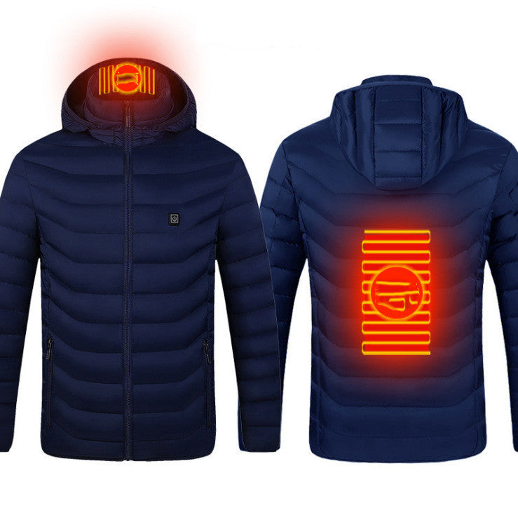 New Heated Coat USB Electric Thermal Winter Clothing - Plush Fashion Shop #