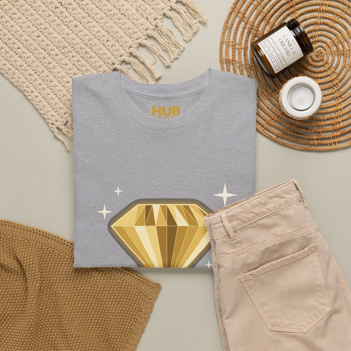 Pressure Makes Diamonds Tee – Black & Gold Streetwear