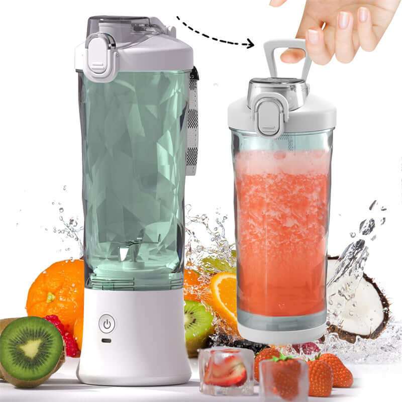 Portable Blender Juicer Personal Size Blender for Shakes and SmoothiesUpgrade your blending game with our Portable Blender Juicer! Equipped with 6 sharp 304 stainless steel blades, easily crush ice and frozen fruits, blending at 20,000Beauty & HealthPlush Fashions ShopPlush Fashion Shop