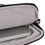 Pi-Mart briefcase laptop bag with protective sleeve, durable case for laptops, suitable for professional use and travel.