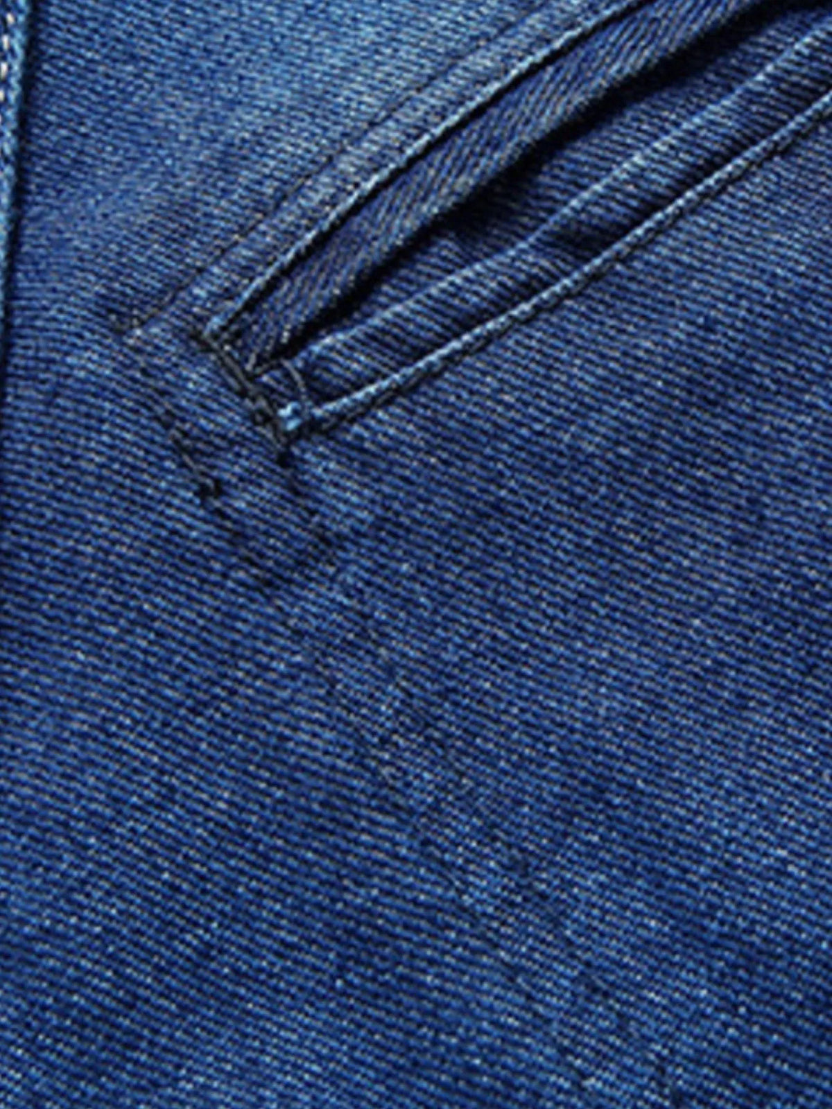 Plus size men's denim blazer by Plush Fashion Hub, long sleeve style with classic denim fabric and tailored fit.