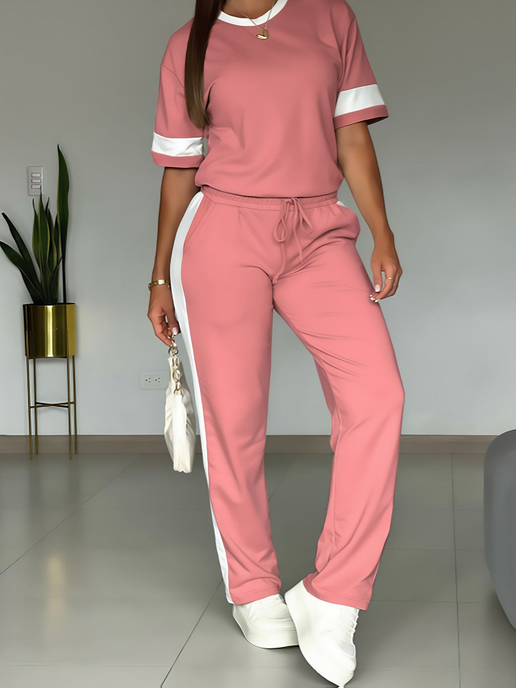 Casual women's sportswear suit by LadyShow.Store featuring a stylish, comfortable design perfect for everyday wear.