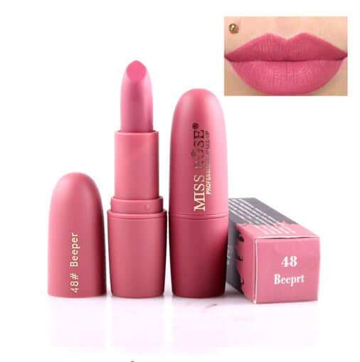 Lipstick matte moisturizing lipstick lasts without fadingExperience long-lasting color and nourished lips with our matte moisturizing lipstick! Say goodbye to constant touch ups and fading, and hello to a vibrant, bold pouLip StickPlush Fashions ShopPlush Fashion Shop