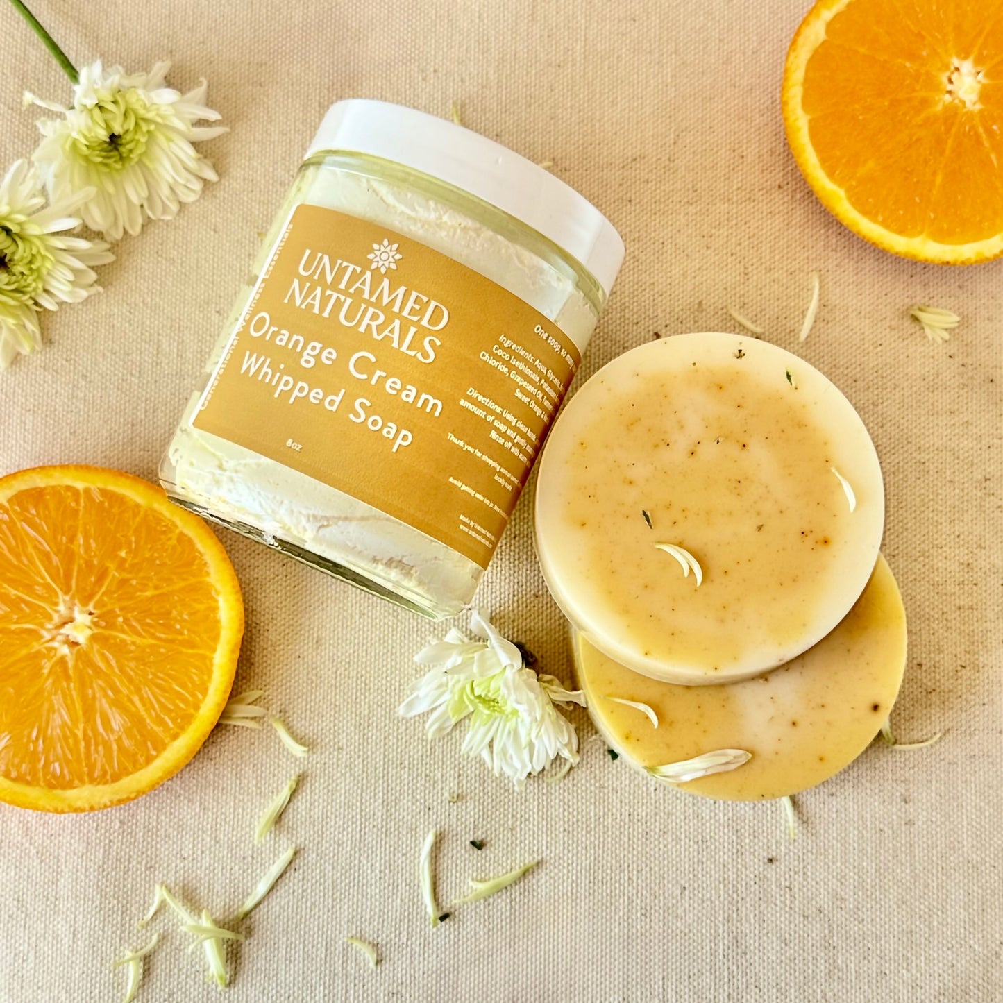 🍊 Orange Cream Whipped Soap: A Lush, Dreamy Cleanse UnTamed Naturals