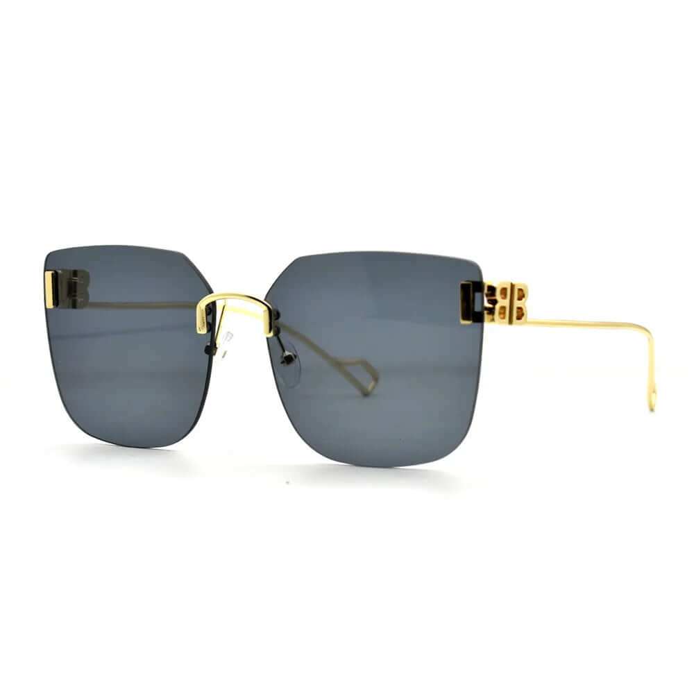 Vintage Brand Designer Sunglasses Fashion Oversized Rimless SunglassesElevate your style with our Vintage Brand Designer Sunglasses. Made with high-quality materials, these oversized rimless sunglasses offer 99% UV protection and 1.3 mSunglassesPlush Fashions ShopPlush Fashion Shop